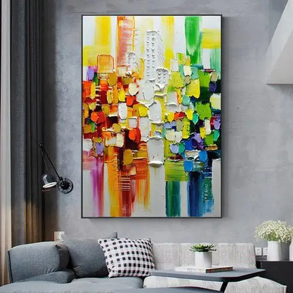 Customized Gift - 100% Painting Colorful Abstract