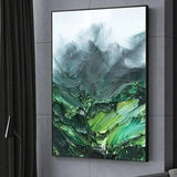 Customized Gift - 100% Painting Green Mountains