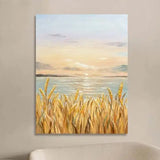 Customized Gift - 100% Painting Modern Beach View