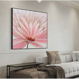 Customized Gift - 100% Painting Pink Flower