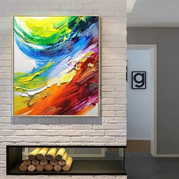 Customized Gift - 100% Painting Rainbow Art
