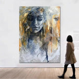 Customized Gift - 100% Painting Woman Portrait