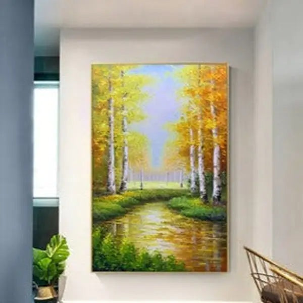 Customized Gift - 100% Painting Yellow Forest