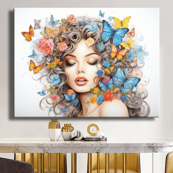 Customized Gift - Abstract Flower Woman