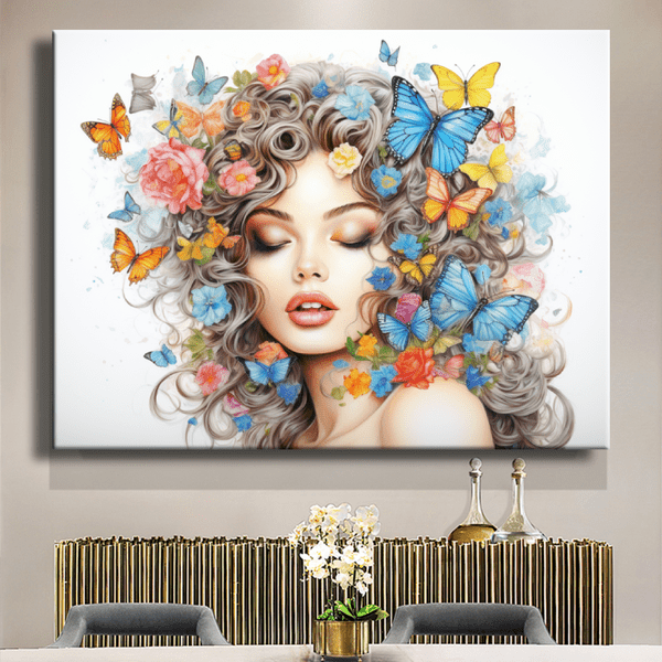 Customized Gift - Abstract Flower Woman
