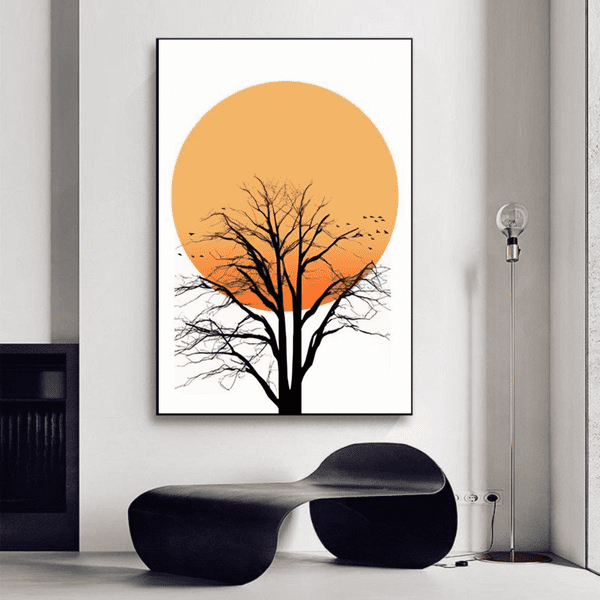 Customized Gift - Abstract Tree Canvas