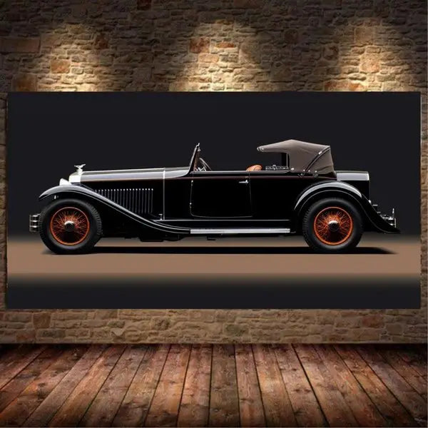 Customized Gift - An Old Vintage Car Canvas