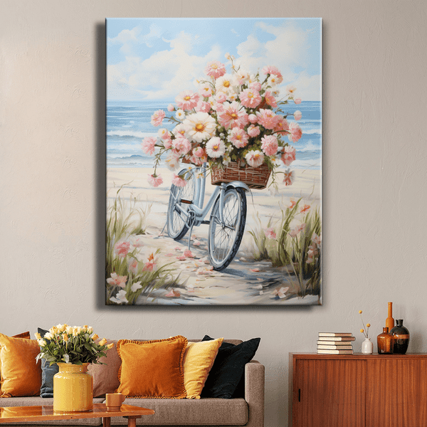 Customized Gift - Bicycle With Flowers