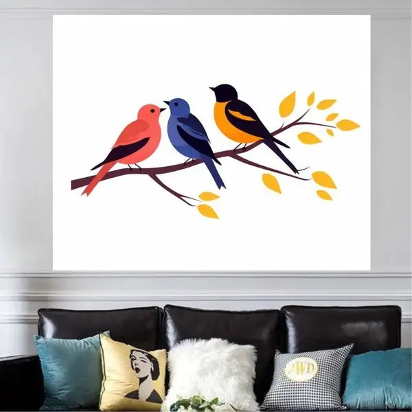 Customized Gift - Birds Minimalist Design Canvas