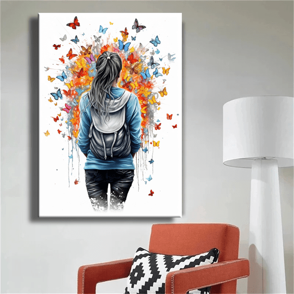 Customized Gift - Butterfly Girl