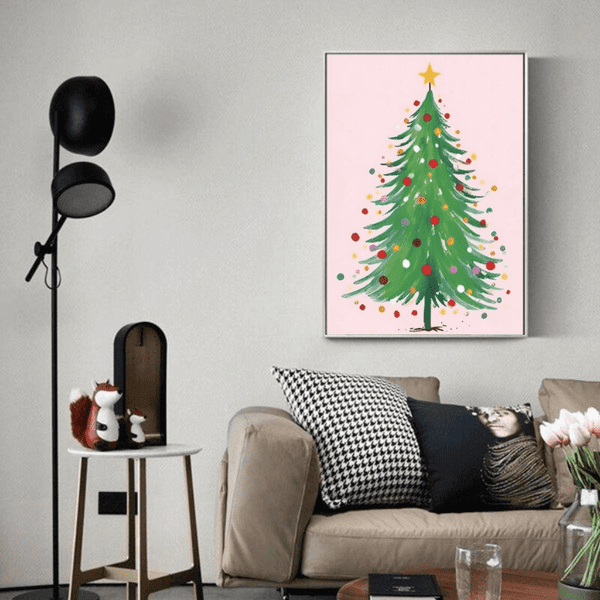 Customized Gift - Christmas Tree Canvas