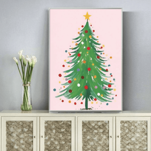 Customized Gift - Christmas Tree Canvas