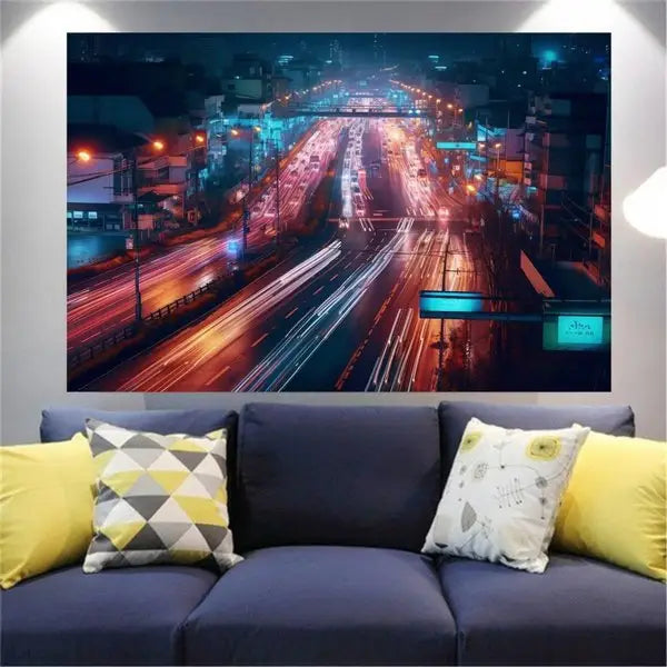 Customized Gift - City Lights Canvas