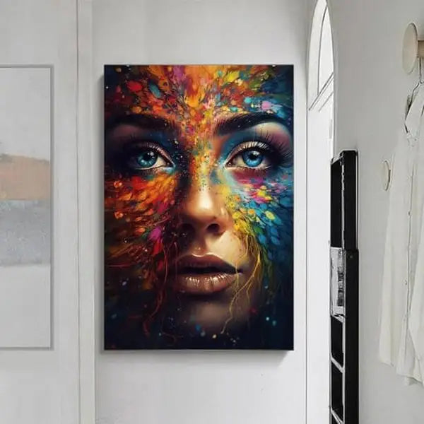 panel set wall art - Come Dive in My Eyes- Canvas