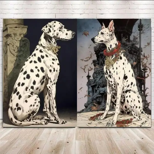 Customized Gift - Dalmatian Dog Canvas