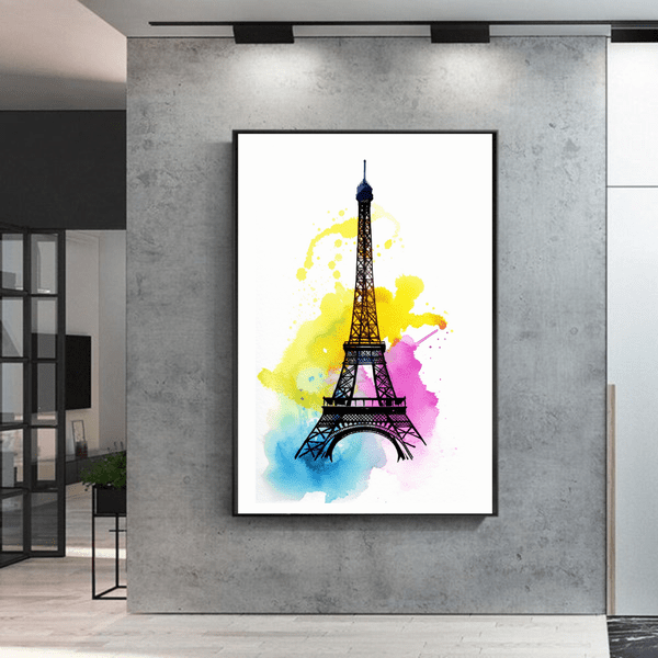 Landscape Canvas Art - Eiffel Tower Canvas 