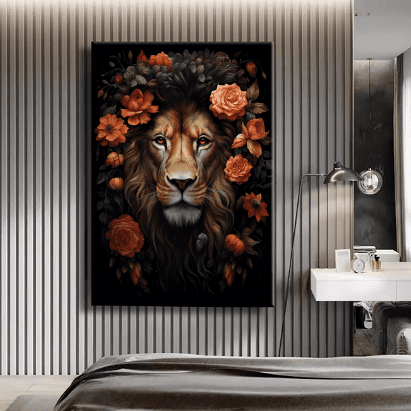 Customized Gift - Floral Lion