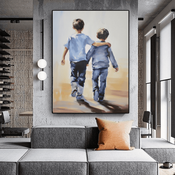 Customized Gift - Friendship Abstract Art Canvas