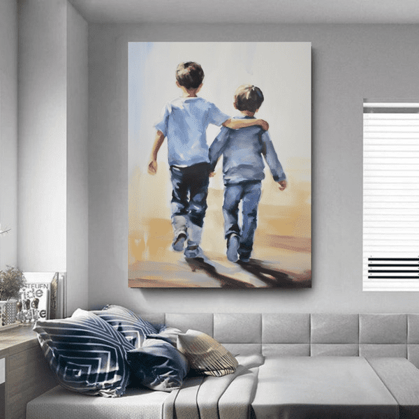 Customized Gift - Friendship Abstract Art Canvas