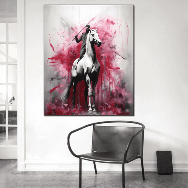 animals canvas wall art - Horse Peaceful Warrior Canvas