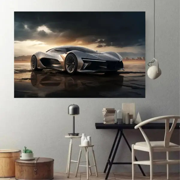 Customized Gift - Hybrid Super Car Concept 2024 Canvas