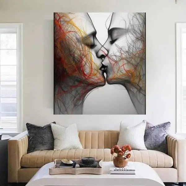 Customized Gift - Imiginary Kiss Canvas