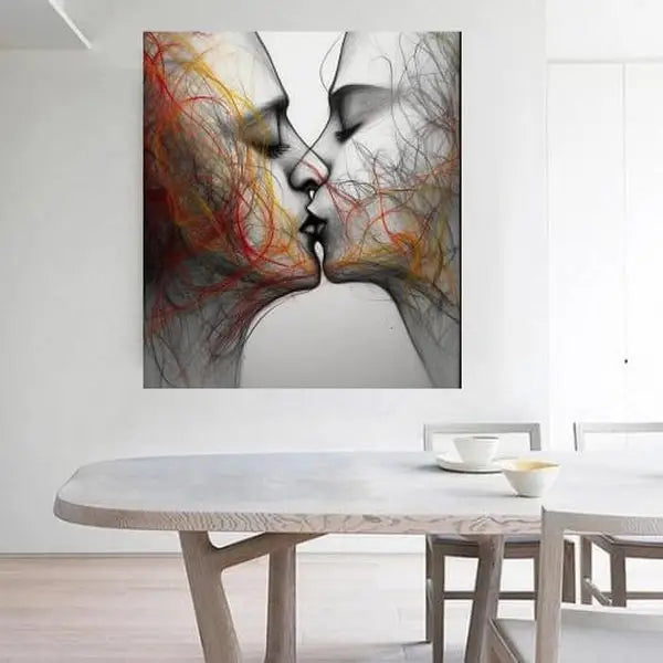 Customized Gift - Imiginary Kiss Canvas