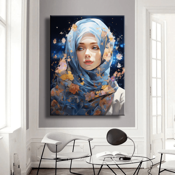 Customized Gift - Muslim Girl In space