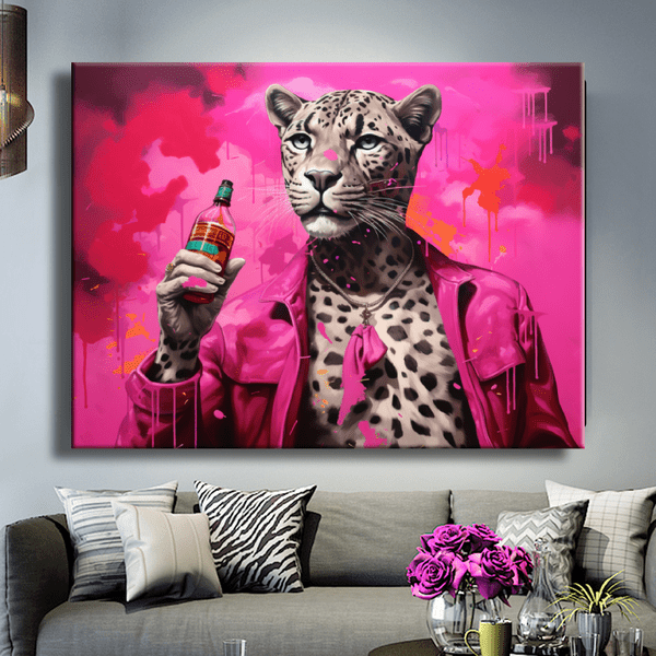 Customized Gift - Pink Suit Panther
