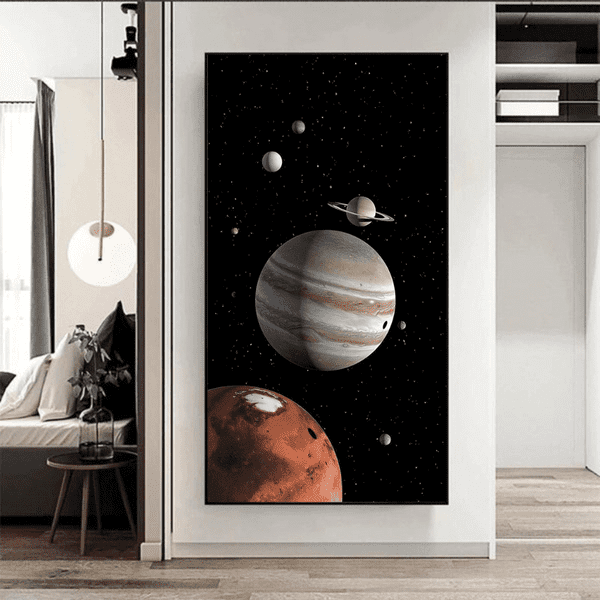 Customized Gift - Planets Canvas