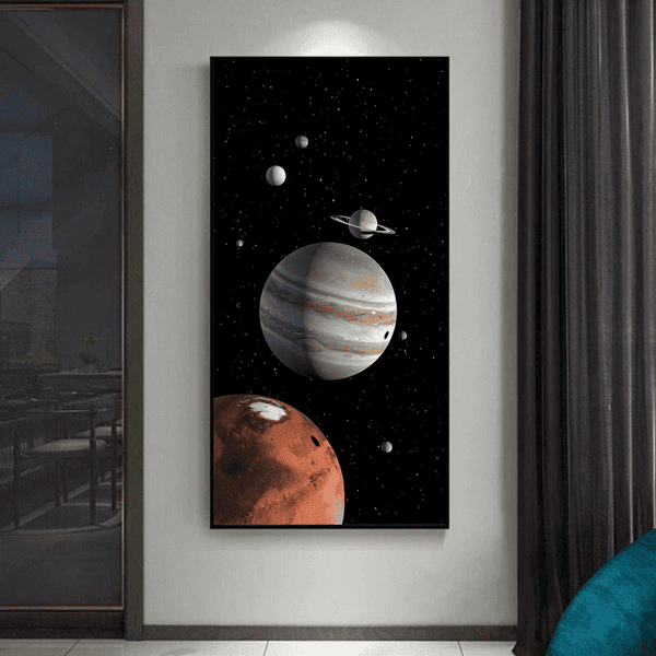 Customized Gift - Planets Canvas