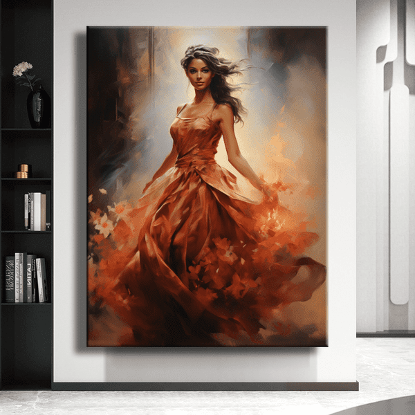 Customized Gift - Red Dress On Fire