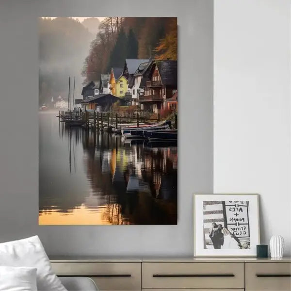 Customized Gift - River View Landscape Canvas