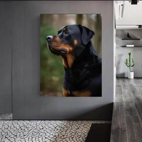 Customized Gift - Rottweiler Dog Canvas