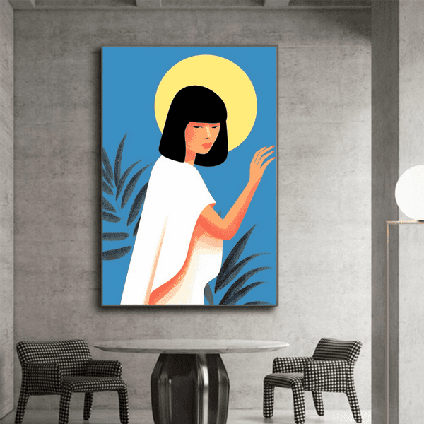 panel set wall art - Sunlit Aspiration: Reaching for Radiance with Iconic Inspirations