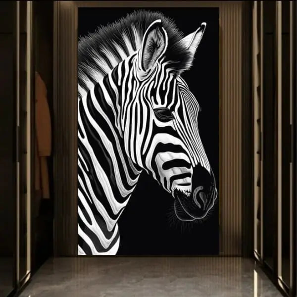 Customized Gift - Zebra Animal Canvas
