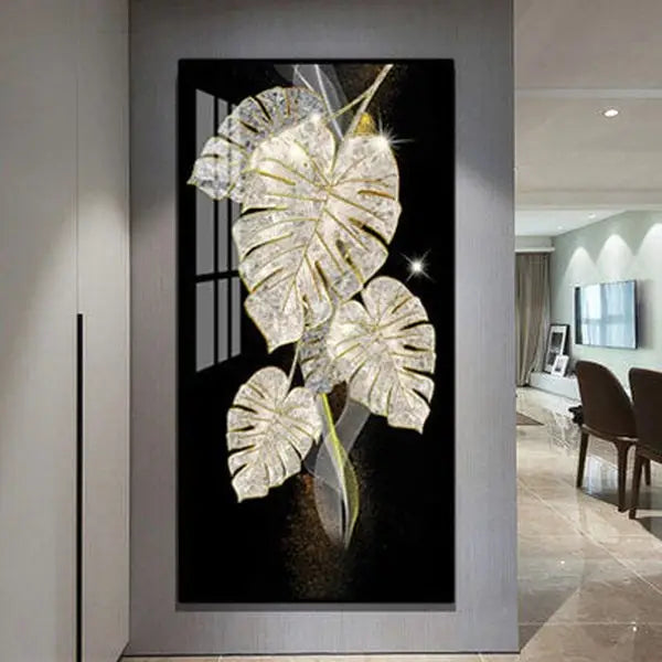 Customized Gift - Luxury White Leaf Crystal Porcelain