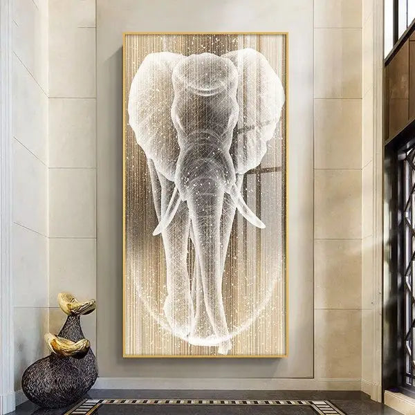 Customized Gift - Magical Elephant LED Crystal Porcelain