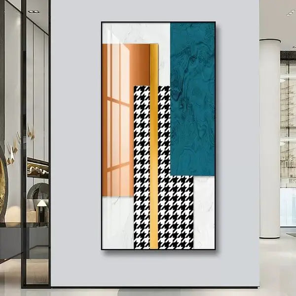 Customized Gift - Modern Geometric Abstract Crystal Porcelain