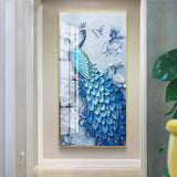 Customized Gift - The Noble Peacock Crystal Porcelain
